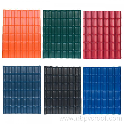 plastic corrugated roof sheet pvc plastic roof tile